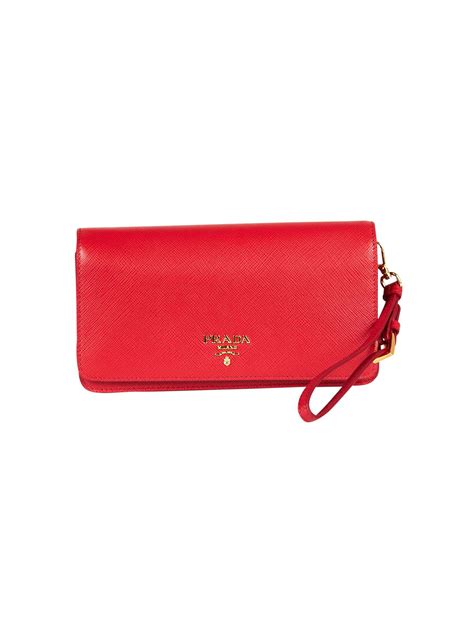 prada rossa wallet.